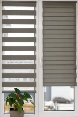 Рулонная штора АС МАРТ Баланс 110x160 (темно-серый)