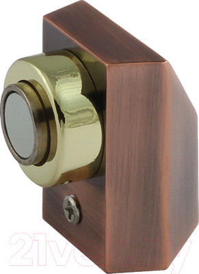 Ограничитель дверной Нора-М 801 Магнитный / 8867 (старая медь)