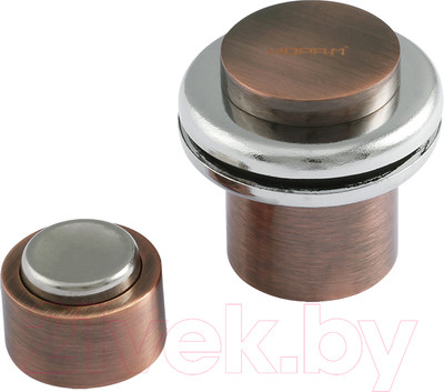 Ограничитель дверной Нора-М 804 Магнитный / 16702 (старая медь)