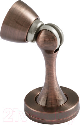 Ограничитель дверной Нора-М 809 Магнитный / 8888 (старая медь)