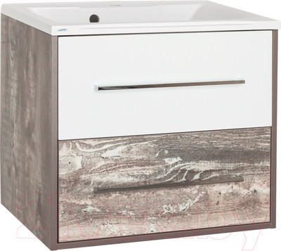 Тумба под умывальник Style Line Экзотик 65 2 ящика (подвесная)
