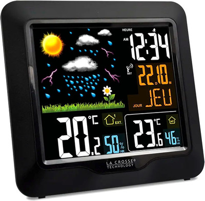 Метеостанция цифровая La Crosse WS6820 (черный)