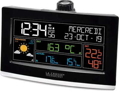 Метеостанция цифровая La Crosse WS6837 (черный)