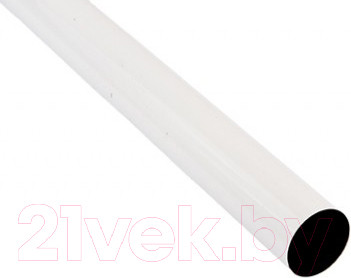 Труба для карниза Lm Decor Гладкая 25мм 2.4м (белый глянец)