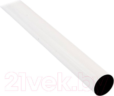 Труба для карниза Lm Decor Гладкая 25мм 3.0м (белый глянец)