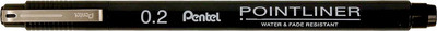 Ручка капиллярная Pentel Pointliner / S20P-2A