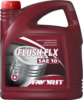 Моторное масло промывочное Favorit FLX BY Flush SAE 10 / 97573 (4л)