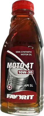 Моторное масло Favorit 4-Takt SAE 10W30 API SL Moto / 99672 (0.42л)