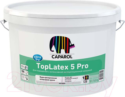 Краска Caparol TopLatex 5 Pro База 3 (9.4л)