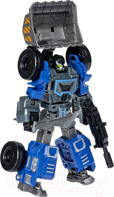 Робот-трансформер Bondibon Bondibot Экскаватор-погрузчик / ВВ6051 (синий)