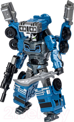 Робот-трансформер Bondibon Bondibot Автобетоносмеситель / ВВ6055 (синий)