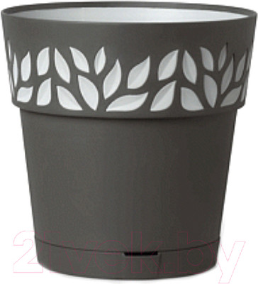 Вазон Stefanplast 94053 (графитово-серый)