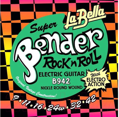 Струны для электрогитары La Bella B942