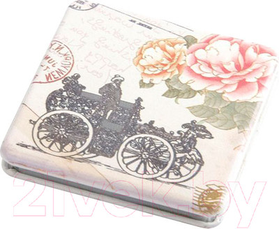 Зеркало карманное Dewal Beauty Парижская мода MR9