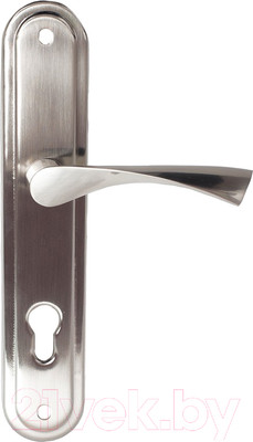 Ручка дверная Trodos AL76/85-L (алюминий, никель)