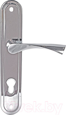 Ручка дверная Trodos AL76/85-L (алюминий, хром)