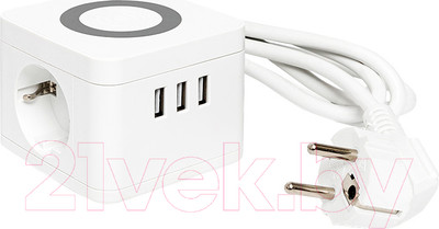 Удлинитель EKF PROxima Куб / UBA-CUB-3-WC (1.3м)