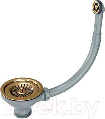 Выпуск сифона Paulmark PM6022-BG (брашированное золото)