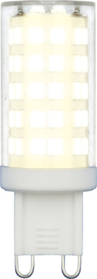 Лампа Uniel LED-JCD-9W/3000K/G9/CL GLZ09TR