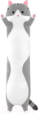 Подушка-игрушка Maxitoys Кот Батон / 21306-50 (серый)