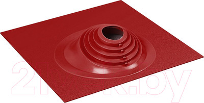 Проходка кровельная No Brand Угловая кровли 600x600 / D150-300 (красный)