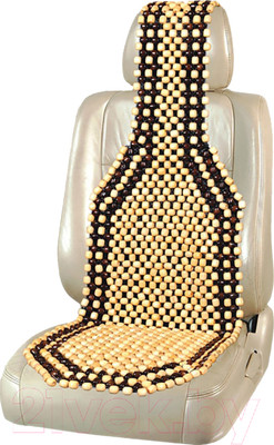 Накидка на автомобильное сиденье Skyway Massage 04 / S01305004 (дерево светлое/темный рисунок)