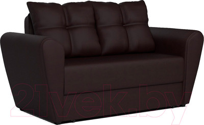 Диван Mebel-Ars Квартет (экокожа шоколад)