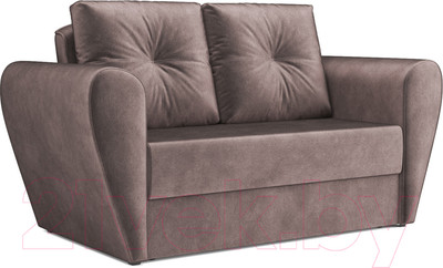 Диван Mebel-Ars Квартет (бархат шоколадный Star Velvet 60 Cofee)