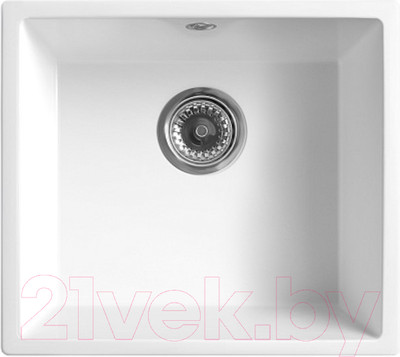 Мойка кухонная Belux Амьен АМ 4540 (белый кварц)
