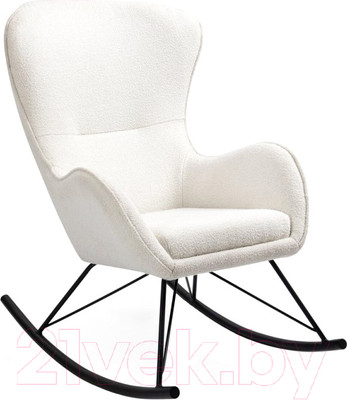 Кресло-качалка Halmar Liberto 3 (белый)