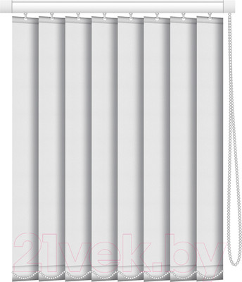 Жалюзи вертикальные АС МАРТ Плейн блэкаут 2501 250x180 (белый)