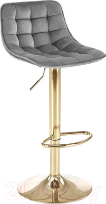 Стул барный Halmar H120 / V-CH-H/120-C.POPIEL (темно-серый/золото)