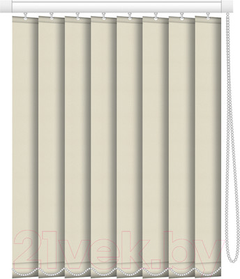 Жалюзи вертикальные АС МАРТ Плейн блэкаут 2503 140x270 (бежевый)