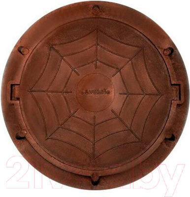 Люк канализационный Стандартпарк Дачный 35288-9 (коричневый)