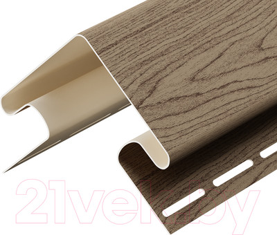 Угол для сайдинга Docke Lux Внешний (3.05м, сибирский)