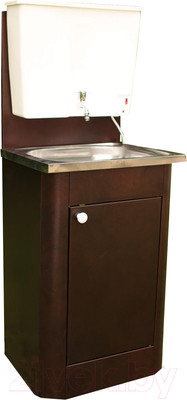 Умывальник для дачи Петромаш С водонагревателем ЭВБО-22 / slkptr08 (античная медь/мойка нержавейка)