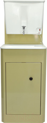 Умывальник для дачи Петромаш С водонагревателем ЭВБО-22 / slkptr093 (бежевый/мойка пластик)