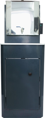 Умывальник для дачи Петромаш С водонагревателем ЭВБО-20Н / slkptr22pl (мокрый асфальт/мойка пластик)