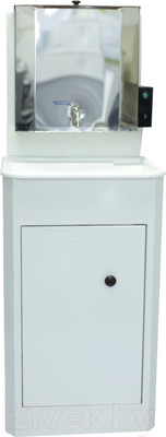 Умывальник для дачи Петромаш С водонагревателем ЭВБО-20Н / slkptr23pl (белый/мойка пластик)