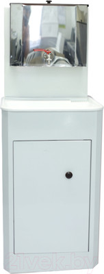 Умывальник для дачи Петромаш С бачком 15Н / slkptr142 (белый/мойка пластик)