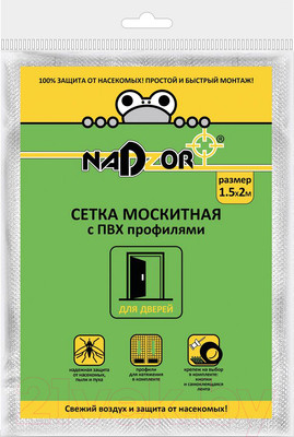 Москитная сетка на дверь Nadzor MSN020PPW (белый)