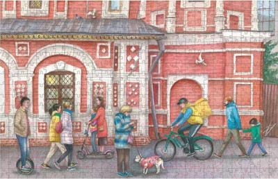 Пазл Collaba puzzle Храм Всех Святых на Кулишках / 962468 (510эл)