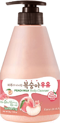 Гель для душа Welcos Kwailnara Peach Milk Body Cleanser (560г)