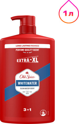 Шампунь-гель для душа Old Spice Whitewater (1л)