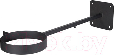 Кронштейн для дымохода КПД Телескопический 2мм ф120 (250мм-950мм, черный)