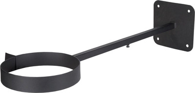 Кронштейн для дымохода КПД Телескопический 2мм ф150 (250мм-950мм, черный)