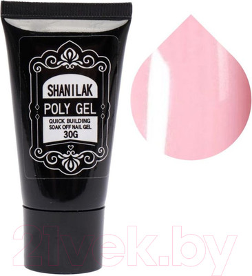 Моделирующий гель для ногтей Shanilak 019 Розовый (30г)