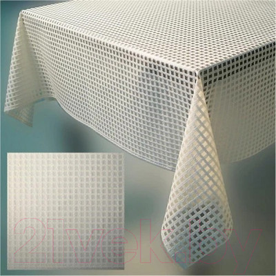 Скатерть Рыжий кот Клетка / 106455