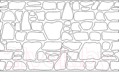 Трафарет кирпичной кладки Topiron Камень