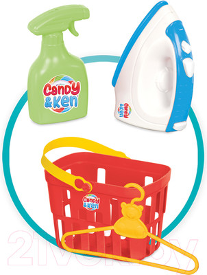 Набор хозяйственный игрушечный Dede Набор гладильный Candy&Ken / 01512